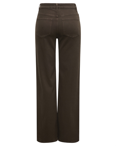 Only - ONLMadison Wide Jeans - Dark Brown Denim